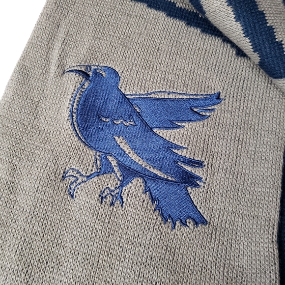 Warner Brothers The Making Of Harry Potter Ravenclaw Reversible Scarf NWOT - Picture 4 of 8